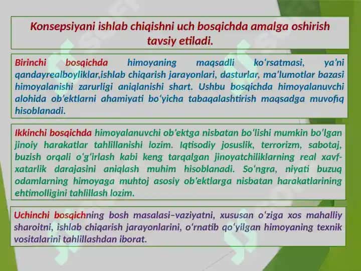 Axborot xavfsizligini ta’minlash, INTERNETDAGI TAHDIDLARDAN HIMOYALANISH 8