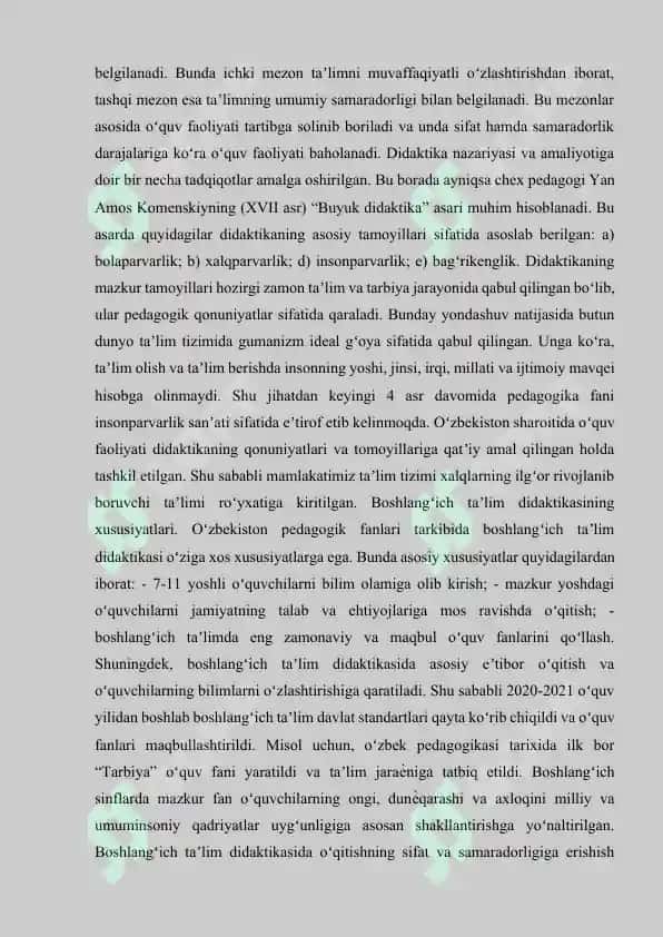 Boshlang‘ich sinf o‘qituvchisi sifatida o‘qitishga kirish 5