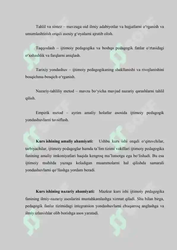 Ijtimoiy pedagogikaning fanlari tizimidagi o’rni 4