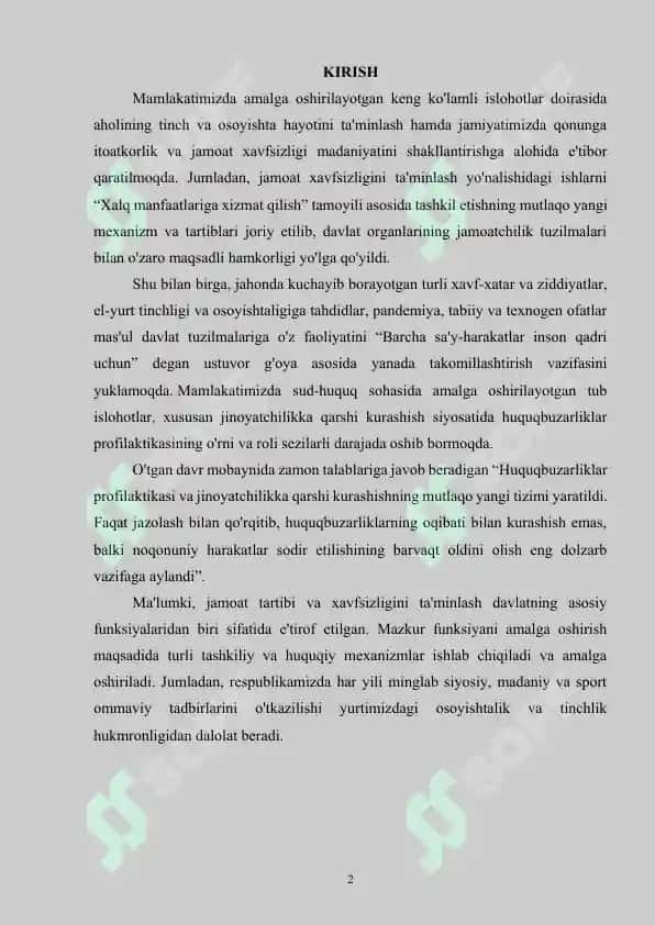 Ommaviy tadbirlar o'tkazish qoidalarini buzish 2