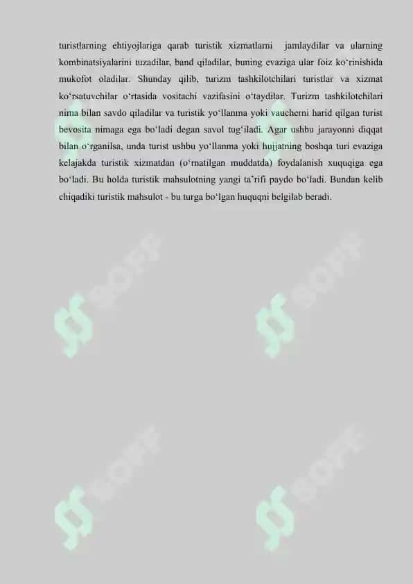 Milliy turizmini rivojlantirishda turistik mahsulotlarni shakllantirish imkoniyatlari 8