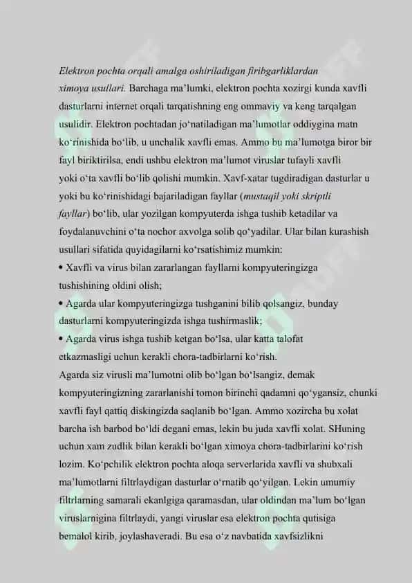 Elektron tijoratdagi firibgarliklardan himoyalanish 2