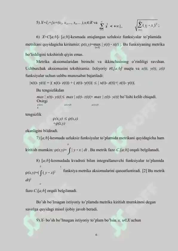Separabel metrik fazolar 6