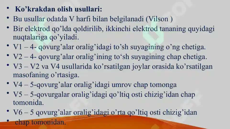 Elektrokardiografiya (EKG) 6
