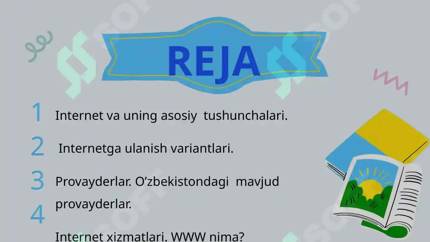 “Asboblar va anjomlar” ta’limiy-didaktik o’yini Internet tarmog’i hahida tushuncha. Internet tizimida ishlash. 2