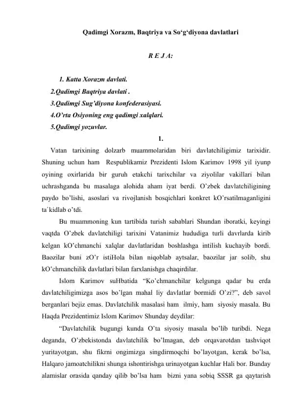 qadimgi xorazm baqtriya va sogdiyona_