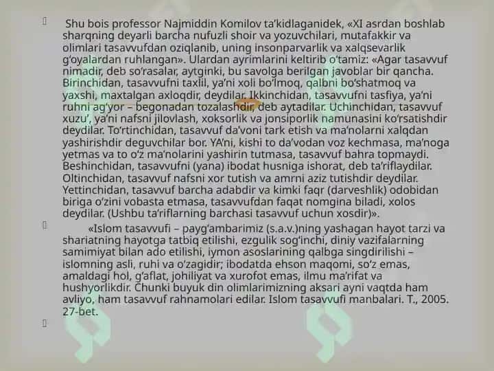 Markaziy Osiyoda tasavvuf ta’limotining tarqalishi va rivojlanishi 4