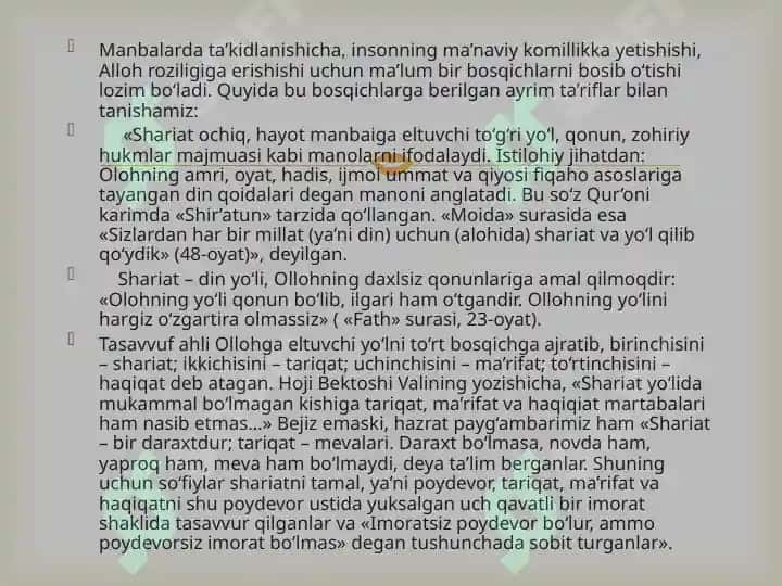 Markaziy Osiyoda tasavvuf ta’limotining tarqalishi va rivojlanishi 7