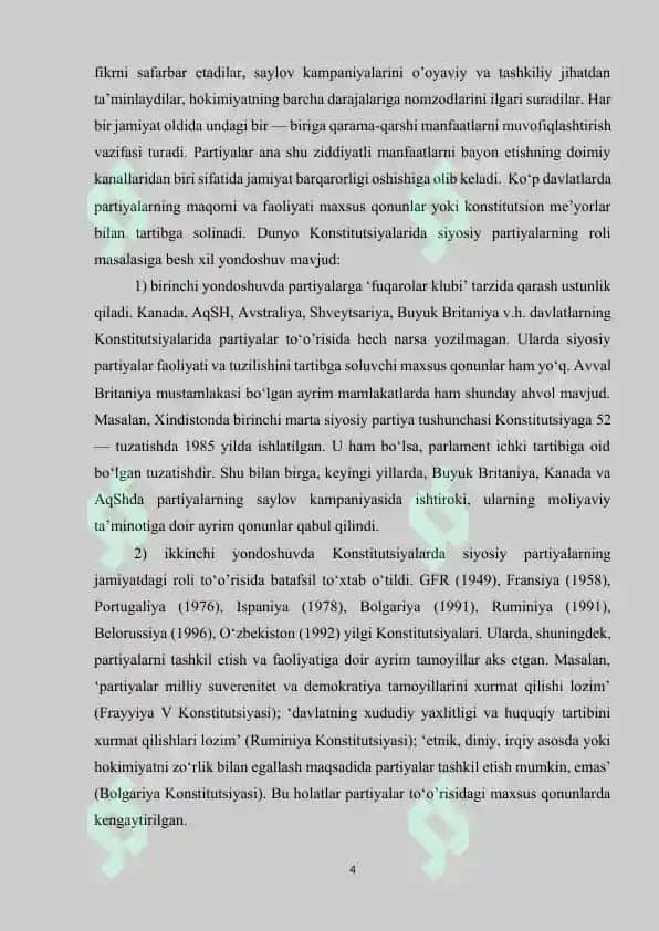 SIYOSIY PARTIYA BELGILARI VA UNING TURLARI 4