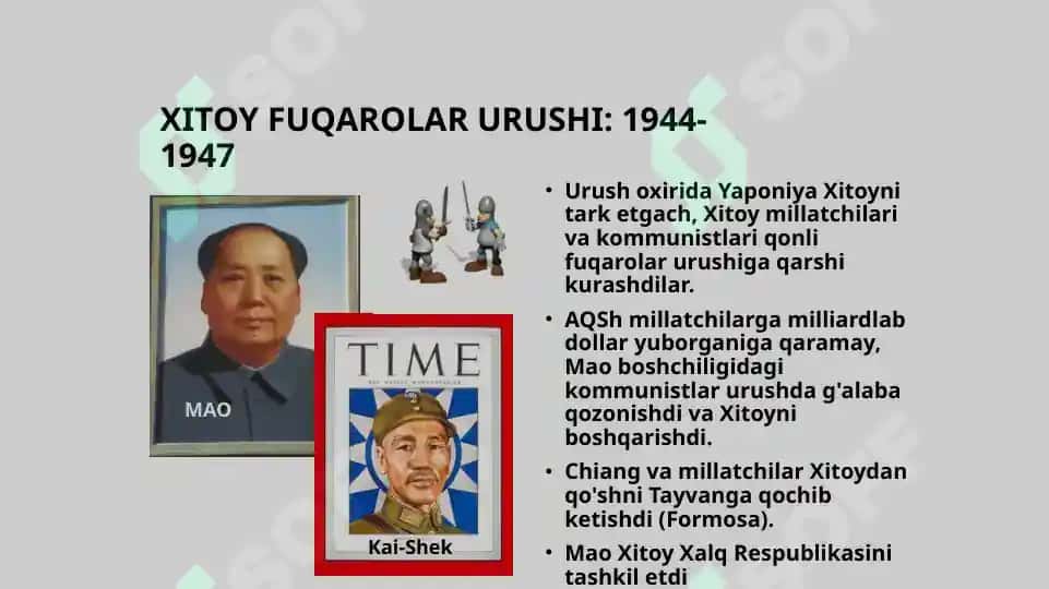 SOVUQ URUSH DAVRI - Kommunizm va kapitalizm urushi 8
