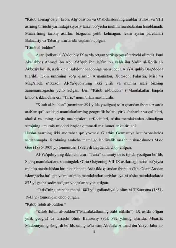 1945-2010 YILLARDA ARABISTON YARIM OROLIDA JOYLASHGAN DAVLATLARDA ARXIV ISHI 6