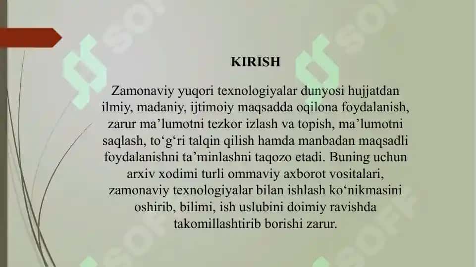 Arxivlarni zamonaviy texnologik himoya vositalari bilan taminlash 3