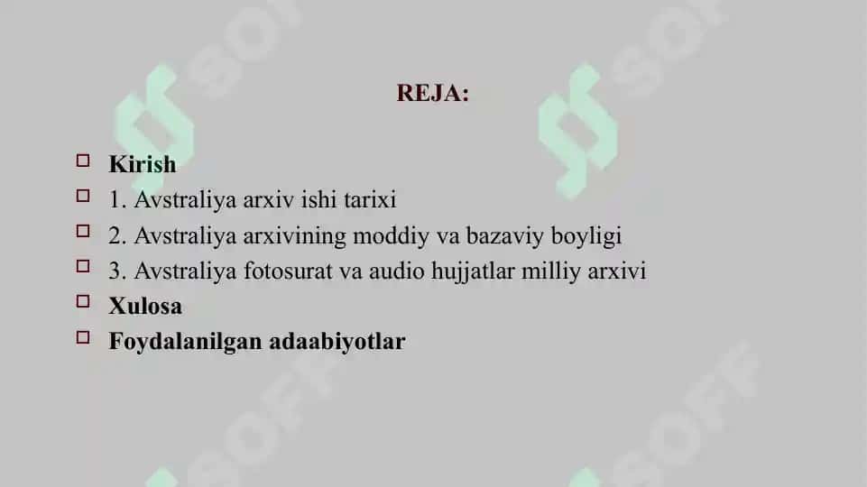 Avstraliya arxiv ishi 2