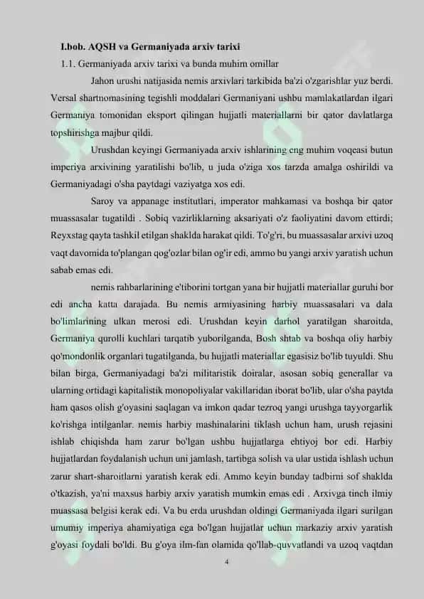 Germaniya va AQSHda arxiv ishi tarixi 4