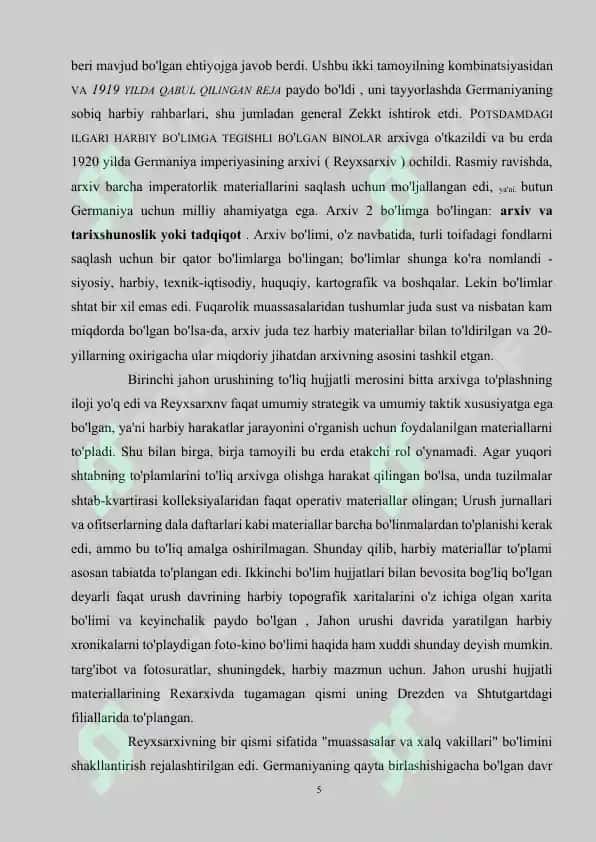 Germaniya va AQSHda arxiv ishi tarixi 5