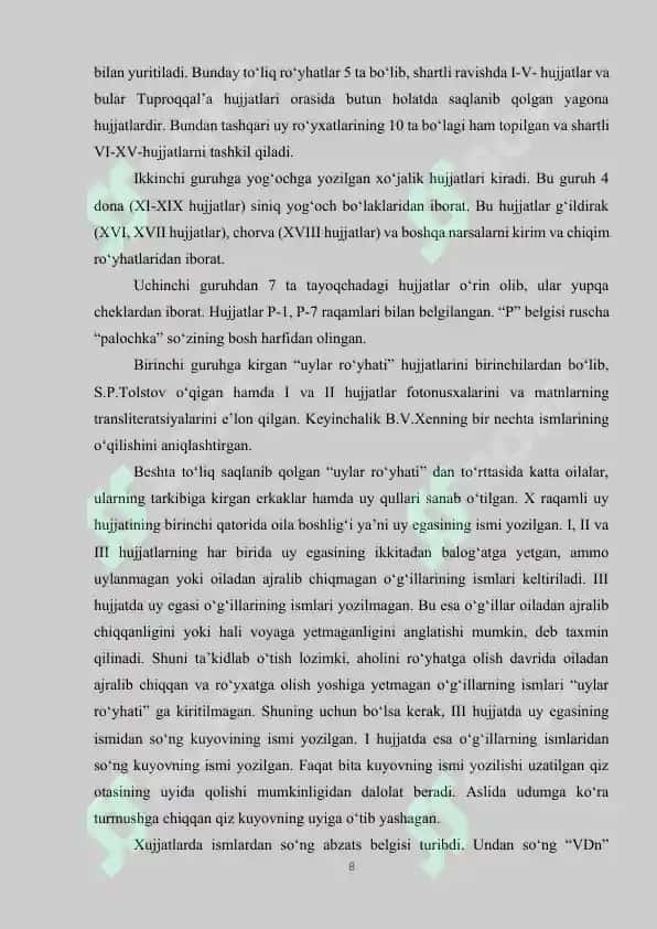 ILK ARXIVLARNING PAYDO BO’LISHI VA ULARNING AHAMIYATI 8