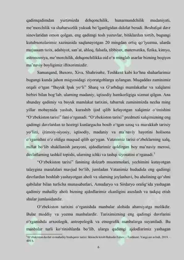 O‘zbekiston hududida qadimgi davlat muassasalarining vujudga kelishi 6