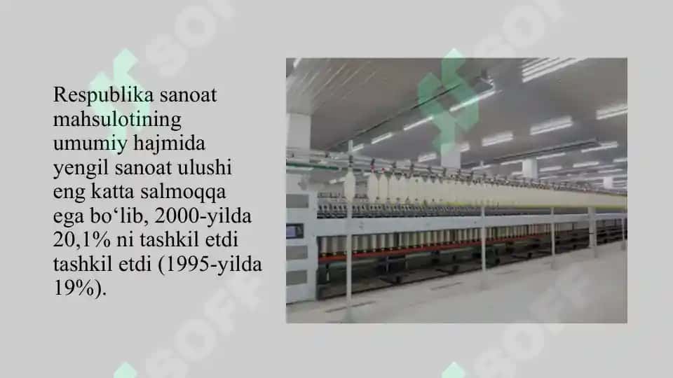 O‘zbekistonda yengil va oziq-ovqat sanoati 4