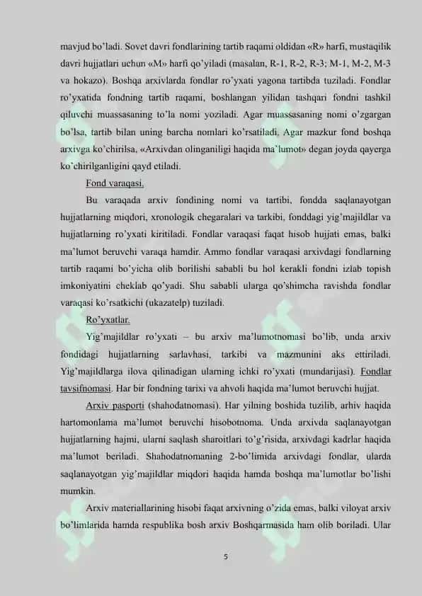 RAQAMLI ARXIVLARNING INFORMATSION XAVFSIZLIGINI TA’MINLASH 5
