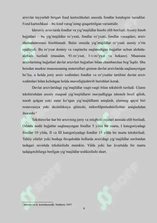 RAQAMLI ARXIVLARNING INFORMATSION XAVFSIZLIGINI TA’MINLASH 6