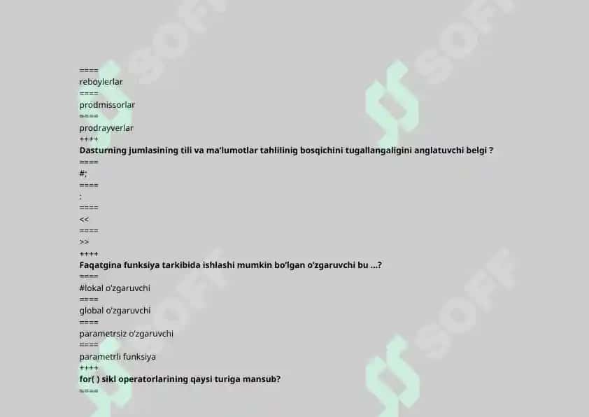 Axborot tizimlari va texnologiyalari (tarmoqlar va sohalar bo‘yicha) 4