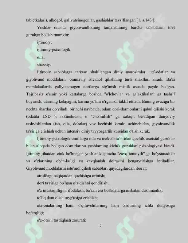Giyohvandlik-deviant xulq sifatida 7
