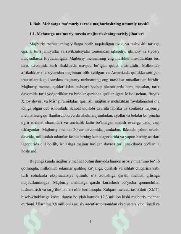 Mehnatga maʼmuriy tarzda majburlash 6