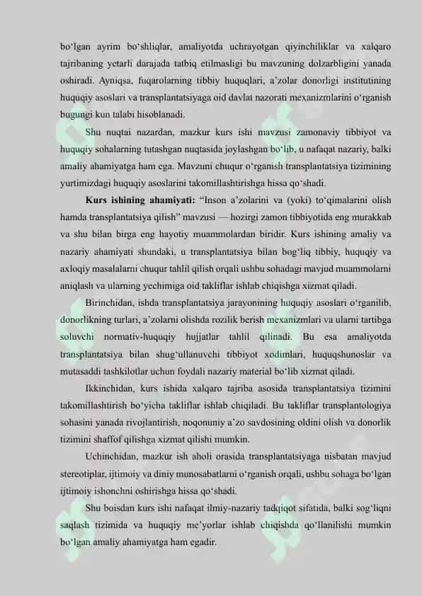Inson a'zolarini olish va transplantatsiya qilish jinoyati 4