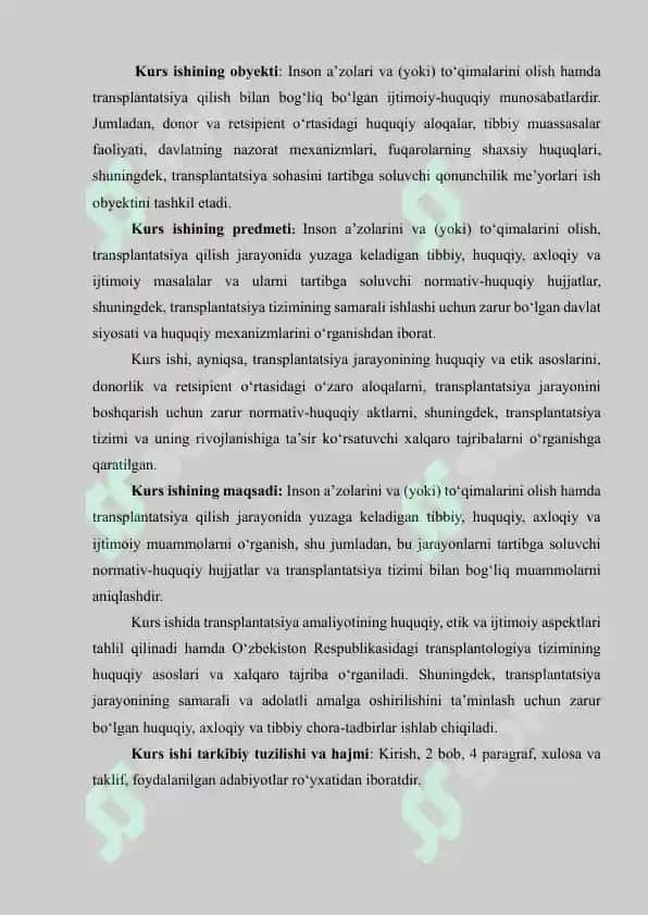 Inson a'zolarini olish va transplantatsiya qilish jinoyati 5