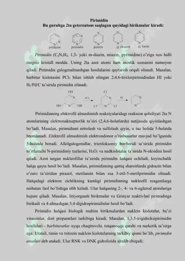 Piran hosilalari. Ularning tabiatda tarqalishi. Polifenollar 2