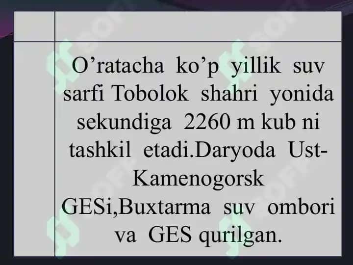 O'rta Osiyo daryolari va ularni to'yinish manbalari 8