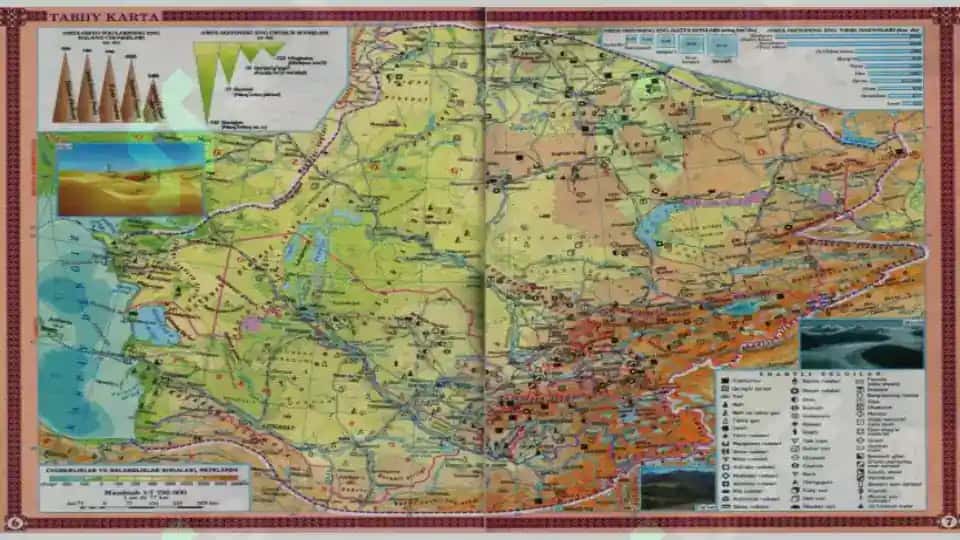 O’rta Osiyoning geografik joylashgan o’rnı, chegaraları va maydoni 3