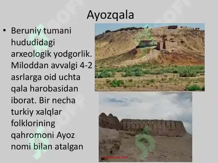 Qoraqolpoğiston Respublikasi toponimlari 3