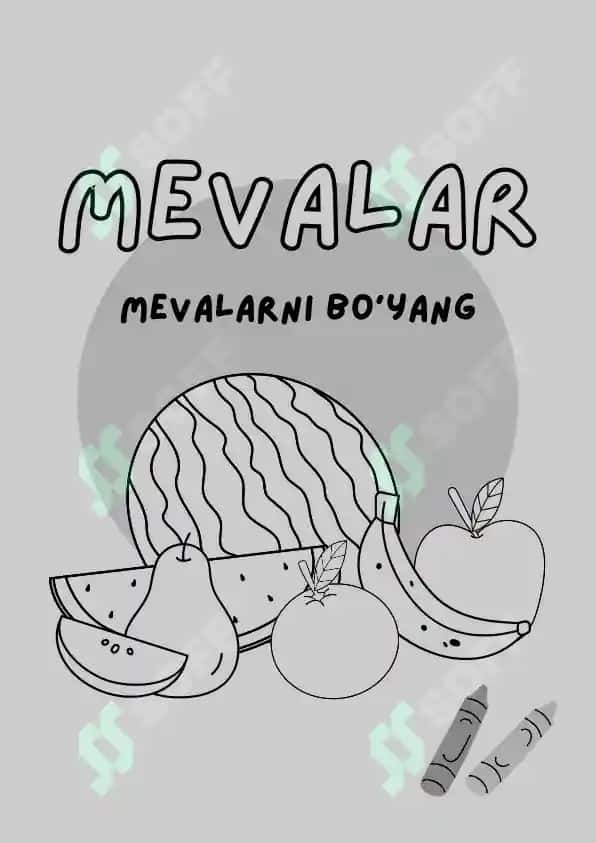 Mevalarni bo'yash 2
