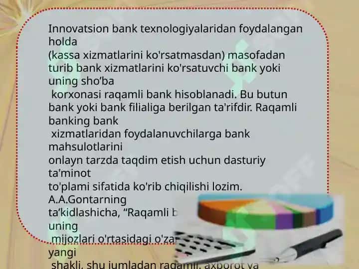 RAQAMLI BANK XIZMATLARINI RIVOJLANTIRISH 3