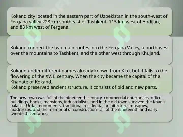 I can describe the place I live 3