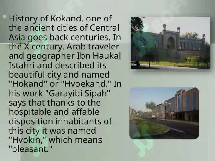 I can describe the place I live 4