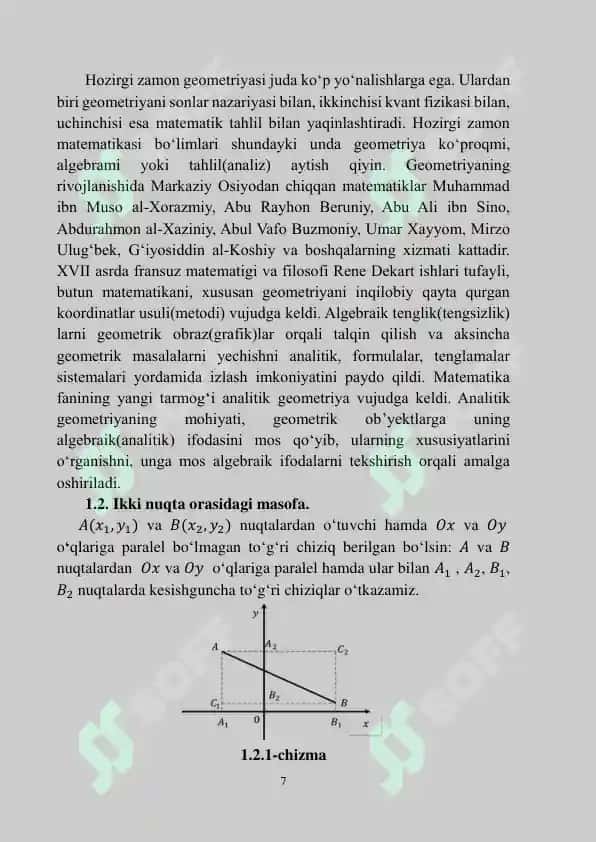 ANALITIK GEOMETRIYADAN MISOL VA MASALALAR 7