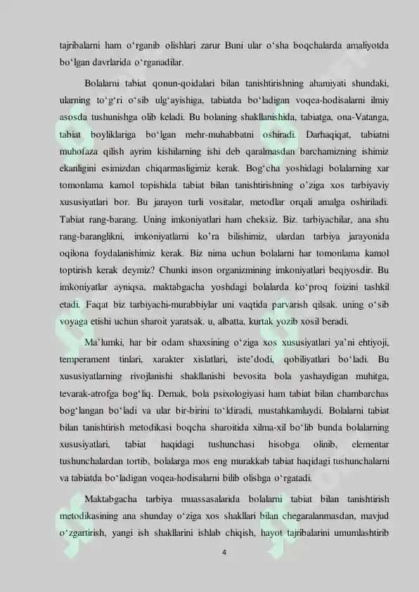 Xorijiy mamlakatlarda tabiat bilan tanishtirish dasturlari. 4