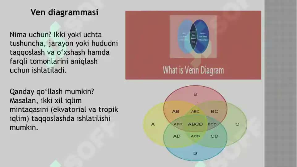 O'qitishning grafikli organeyzerlar vositasidan geografiya mavzulariga oid darslardan foydalanish b-b-b jadval 4