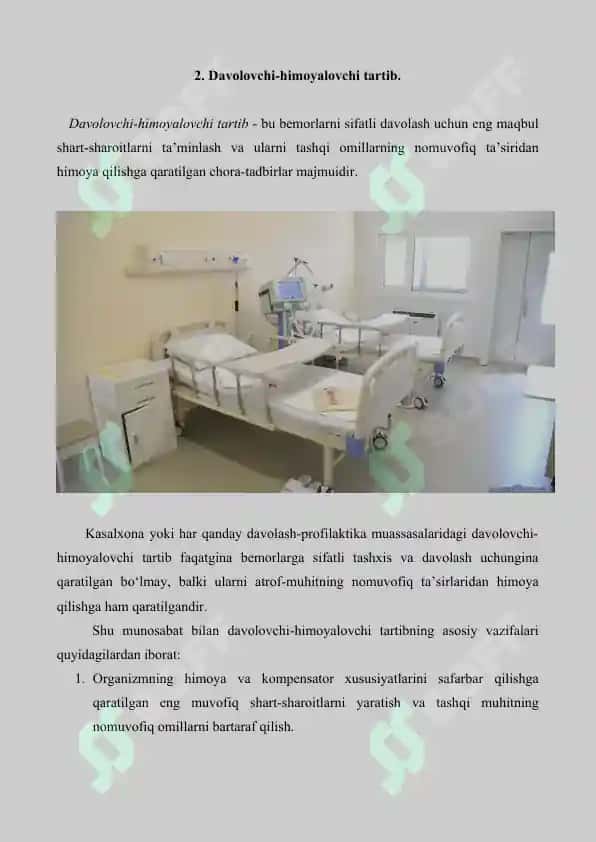 Loyixa materiallari bo’yicha davolash profilaktika muassasalarini gigiyenik baholash. Referat 13 bet. 4