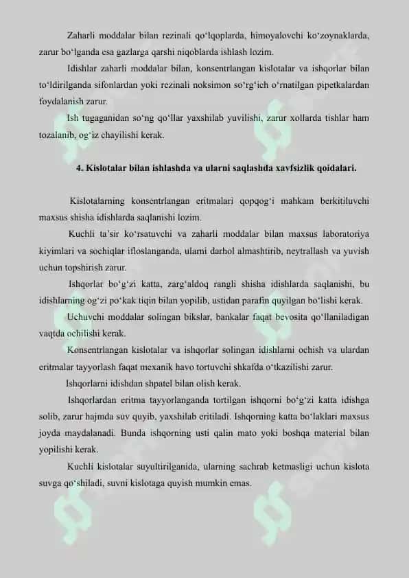 2. Klinik-diagnostik laboratoriyada xavfsiz ishlash qoidalari. Amaliy mashg'ulot 11 bet. 4