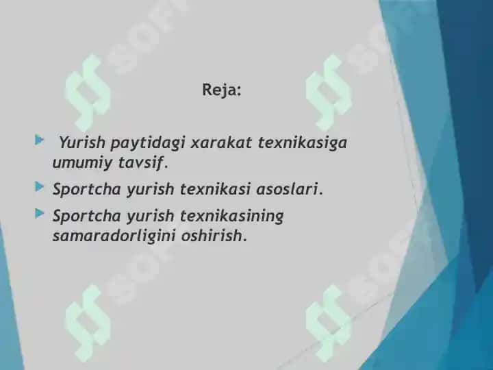 Sportcha yurish texnikasi va metodikasi 2