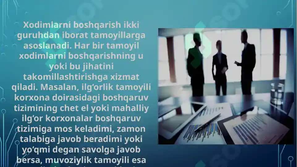 Ijtimoiy menejmentda Xodimlarni faoliyatini muvofiqlashtirishda PAreto prinsplari 4