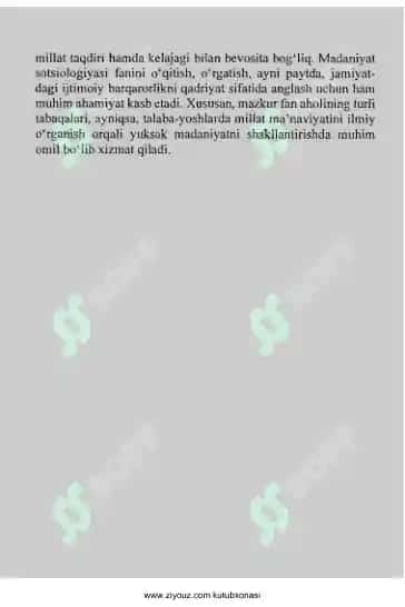 MADANIYAT SOTSIOLOGIYASI 5