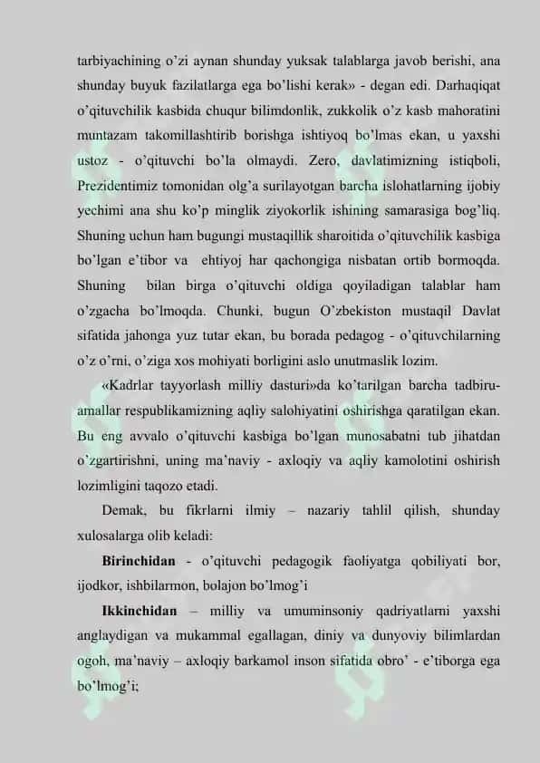 TARBIYANING UMUMIY METODLARI VA VOSITALARI 8