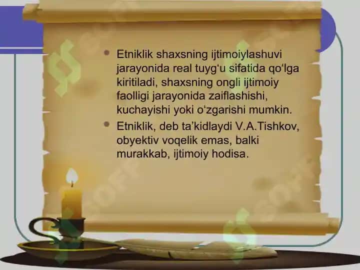 Millat madaniy-psixologik birlik sifatida 5