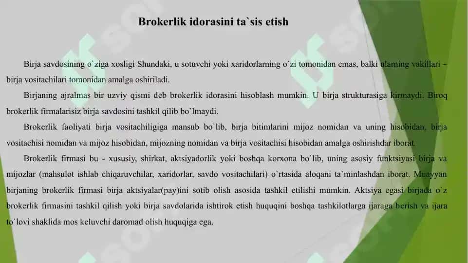 Brokеrlar va brokеrlik idoralari 3