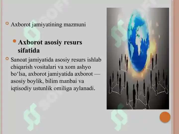 Axborotni jamiyatda tutgan o`rni va ahamiyati 3