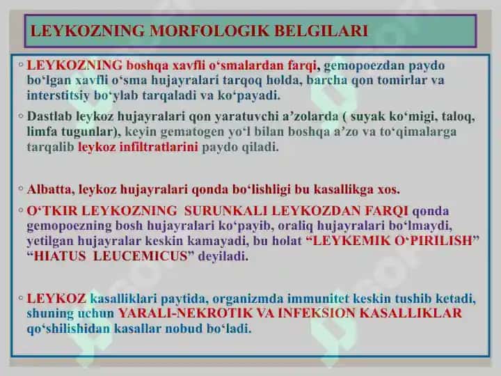 Leykoz anemiya 4